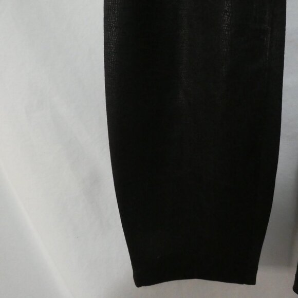 A - ADDITION ELLE | size 14-16 | Snakeskin Texture | Black High-Waist Leggings - Picture 8 of 16